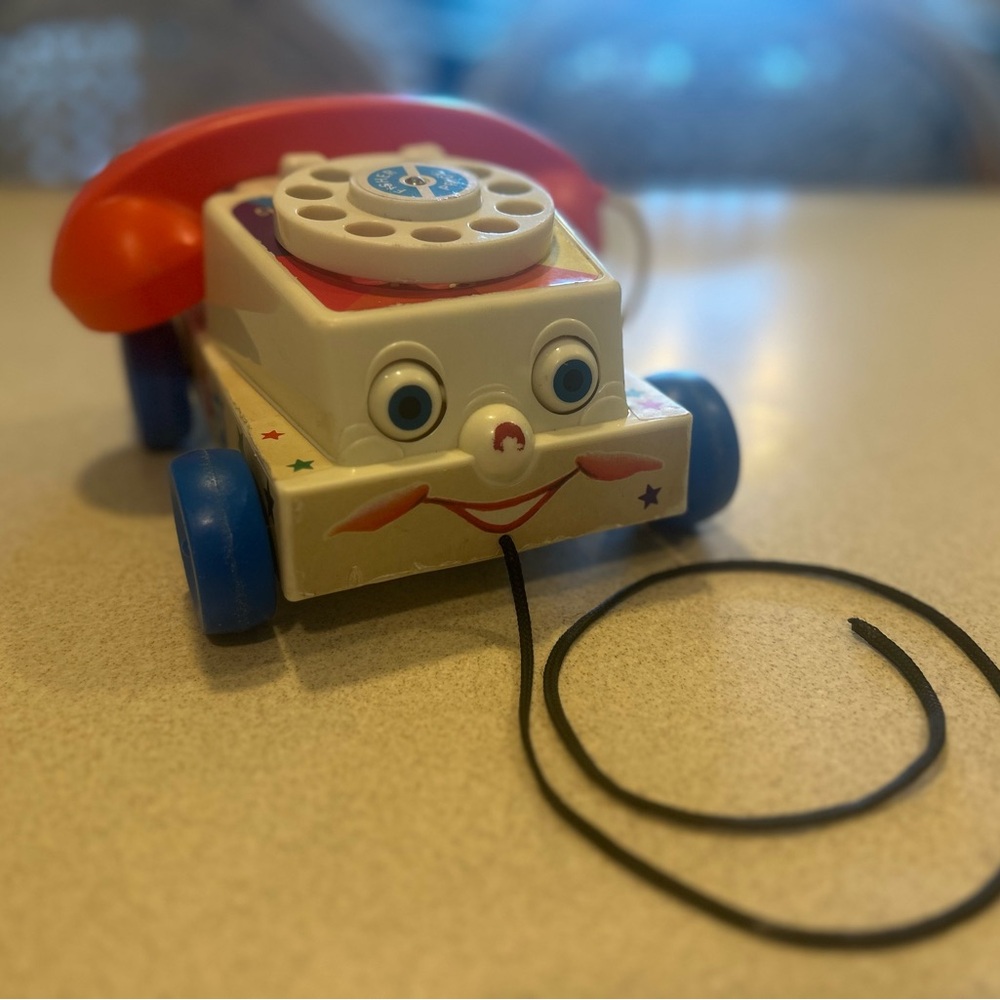 Fisher-Price Blue and Red Learning Toy Phone
